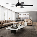52 Inch Ceiling Fan with Lights and 3 Lighting Colors