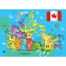 Explorers - Canada Map 60 Piece Jigsaw Puzzle