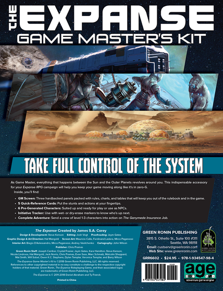 The Expanse Game Master's Kit