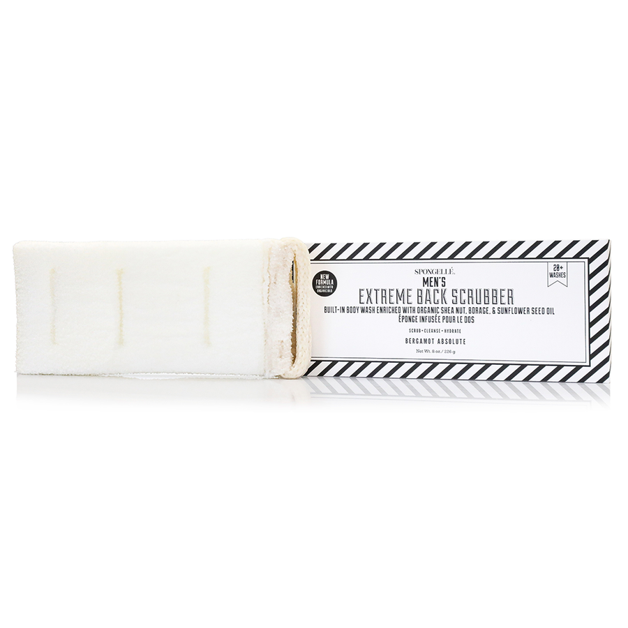 Men's Extreme Body Wash Infused Back Scrubber