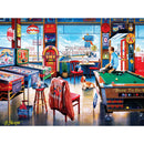 Drive-Ins, Diners & Dives - Pockets Pool & Pub 550 Piece Jigsaw Puzzle