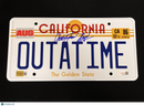 Christopher Lloyd Signed Vanity License Plate JSA Auto Back to the Future