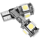 20Pcs T10 SMD5050 LED Light Bulbs 6000K Wedge Light Lamps Dome Map License Plate Car Interior Festoon Lights Kits