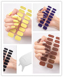 Waterproof Long Lasting Nail Stickers Letter Color