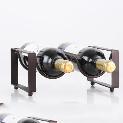 Stackable Wine Bottle Rack Display Shelf
