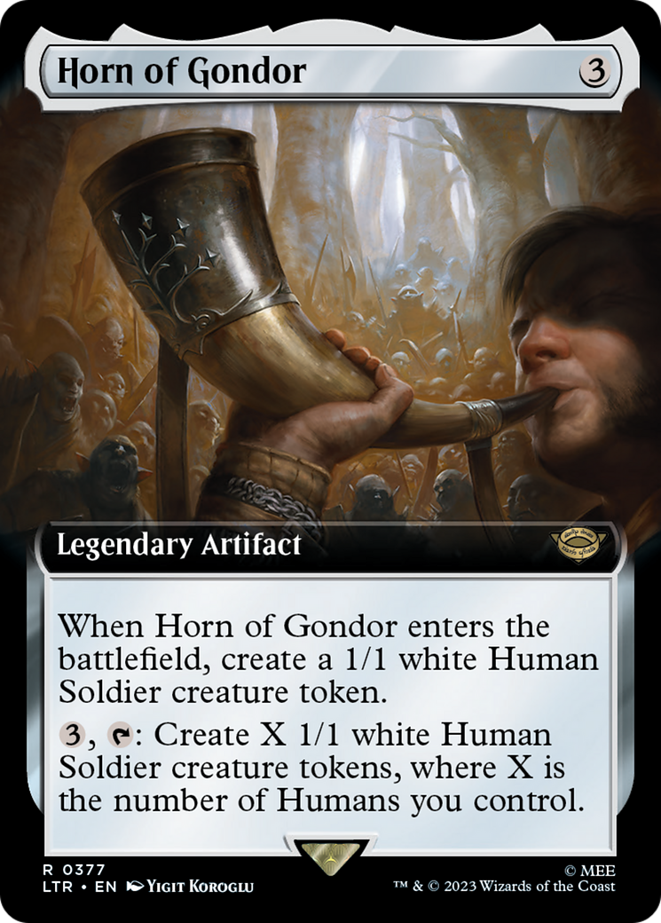 Horn of Gondor (LTR-377) - The Lord of the Rings: Tales of Middle-earth: (Extended Art) Foil