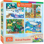 Hello, World! 100 Piece Jigsaw Puzzles 4-Pack