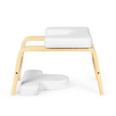 Yoga Headstand Wood Stool with PVC Pads