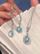 Mermaid Tears Gem Jewelry Set