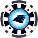 Carolina Panthers 100 Piece Poker Chips