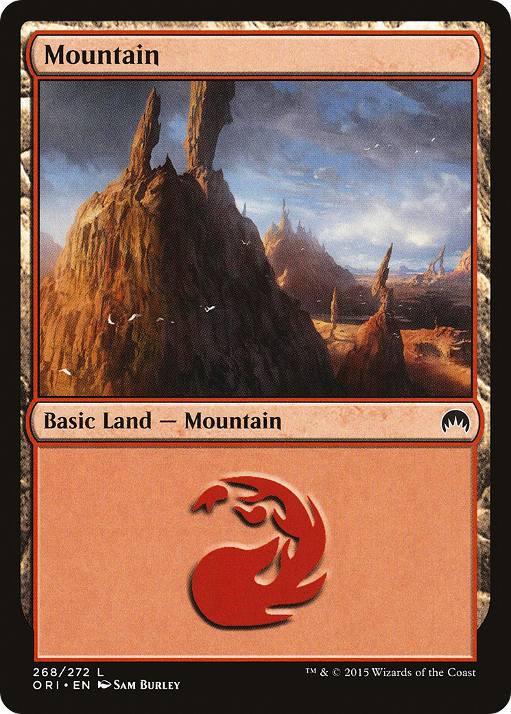 Mountain (ORI-268) - Magic Origins Foil