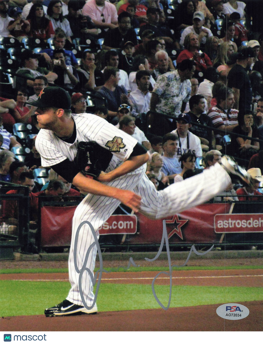 Jordan Lyles Houston Astros Signed Photo PSA