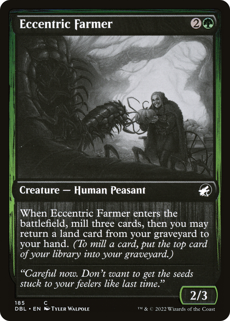 Eccentric Farmer (DBL-185) - Innistrad: Double Feature Foil