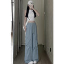 Wide-leg Workwear Casual Pants For Women