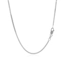 14k White Gold Gourmette Chain 1.5mm