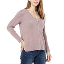 Hippie Rose Juniors Mossy Ribbed-Knit Tunic Top, Size XL