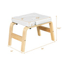 Yoga Headstand Wood Stool with PVC Pads