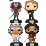 PREORDER (Estimated Arrival Q1 2025) Star Wars: Ahsoka Funko Pop! Vinyl Figure Wave 3 Set of 4 with Soft Protectors