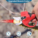 Cordless Electric Pruning Shears 21V with 2 Batteries