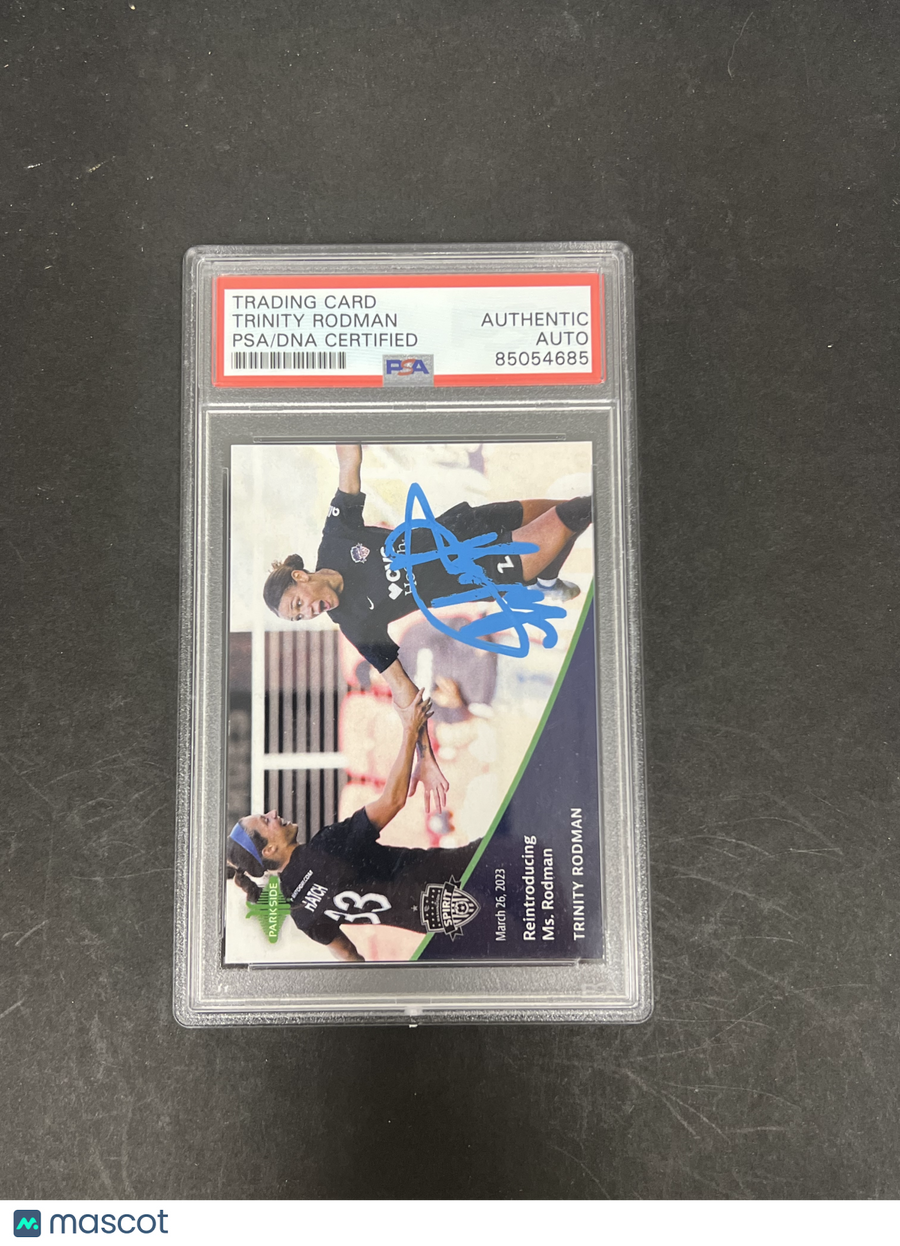 2023 Parkside #3 Trinity Rodman Signed Card PSA Autographed