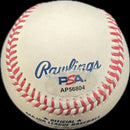 Alex Honnold Signed Baseball MLB PSA Autographed