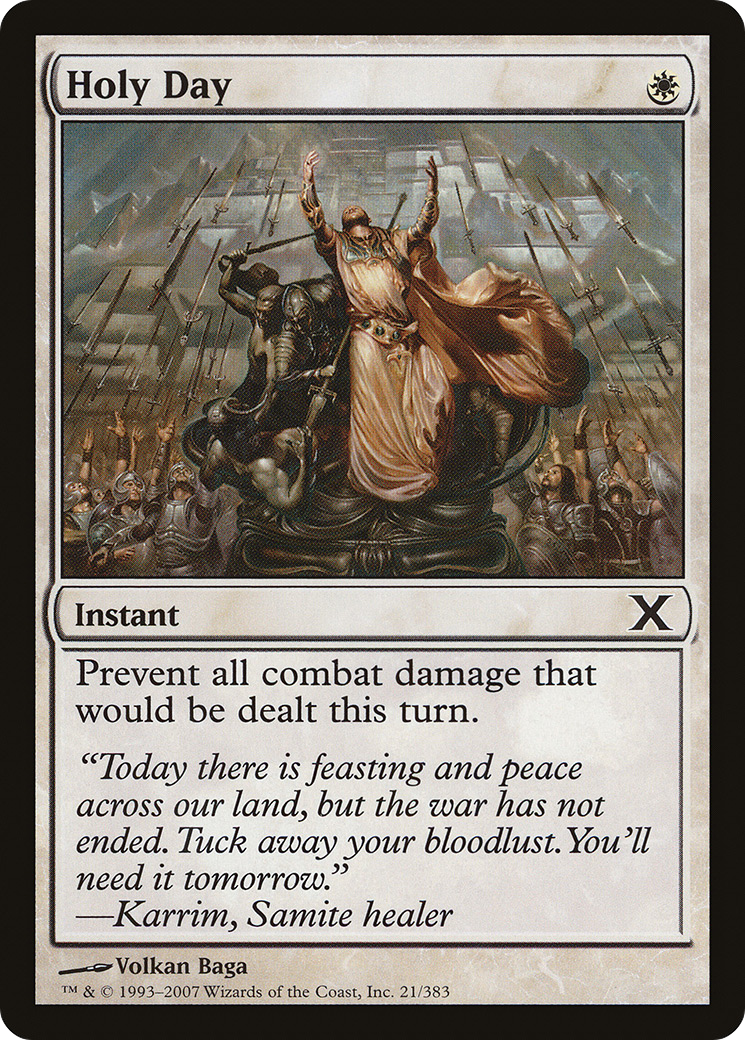 Holy Day (10E-021) - Tenth Edition Foil