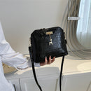 Large Capacity Solid Color Crossbody Bag