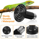 2Pcs Ceramic Heat Lamp 150W Infrared Reptile Heat Lamp No Light Emitting For Pet Brooder Incubator Reptile Lizard Turtle Snake Terrarium