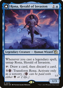 Rona, Herald of Invasion // Rona, Tolarian Obliterator (MOM-075) - March of the Machine Foil