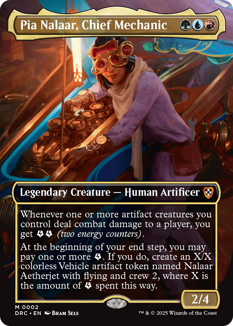 Pia Nalaar, Chief Mechanic (DRC-002) - Commander: Aetherdrift Foil