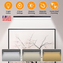 Wireless Picture Light Magnetic Art Display Light Dimmable Rechargeable Library Gallery Light with 3 Light Colors 3 Timer Settings Remote Control Punc