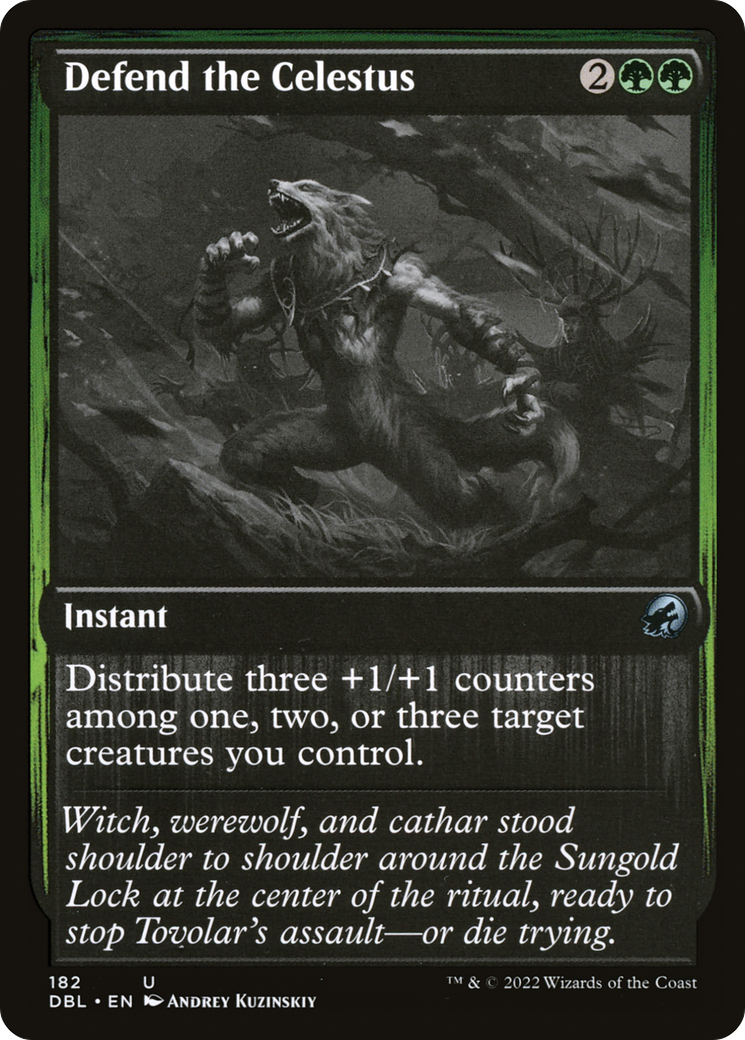 Defend the Celestus (DBL-182) - Innistrad: Double Feature Foil