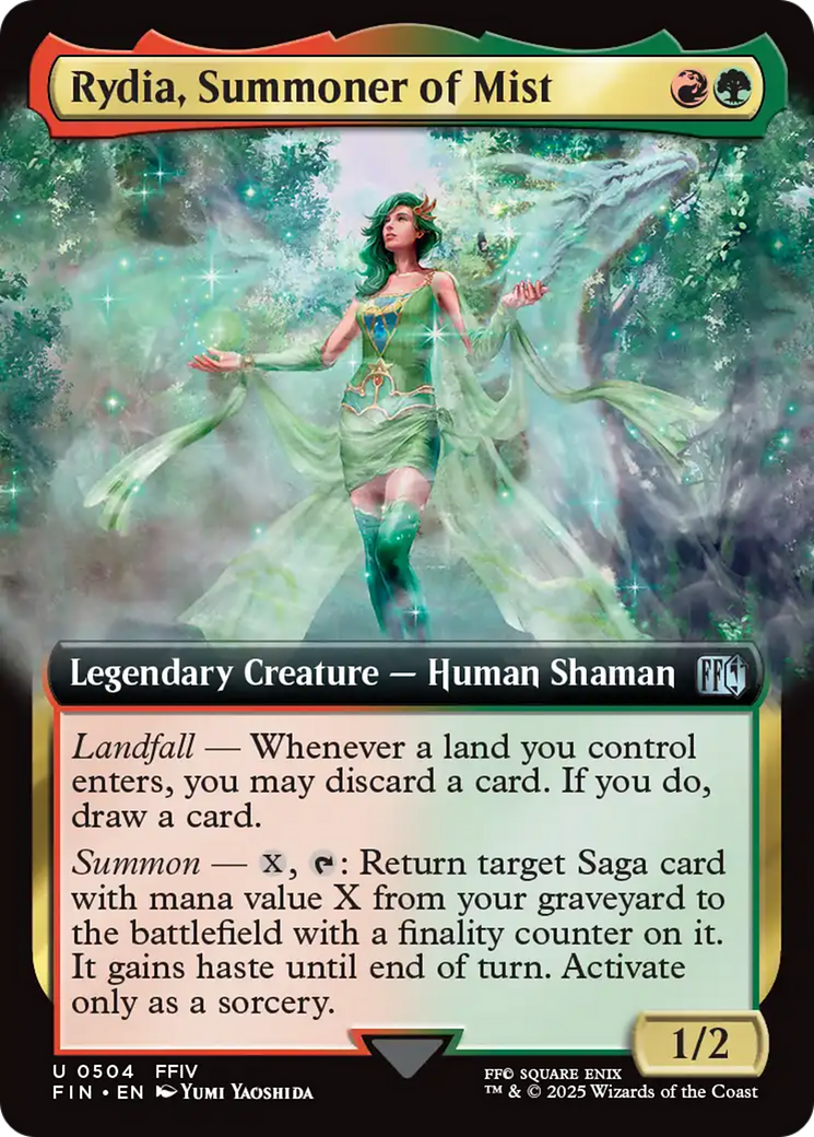 Rydia, Summoner of Mist (FIN-504) - FINAL FANTASY: (Extended Art)