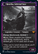 Henrika Domnathi // Henrika, Infernal Seer (DBL-386) - Innistrad: Double Feature: (Double Faced Transform) Foil