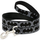 Dog Leash - Bat Signal-5 Black/Gray/Black