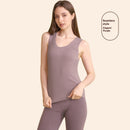 AutumnWinter Fleece-lined Extra-thick Sleeveless Base Top