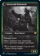 Ulvenwald Oddity // Ulvenwald Behemoth (DBL-492) - Innistrad: Double Feature: (Double Faced Transform) Foil