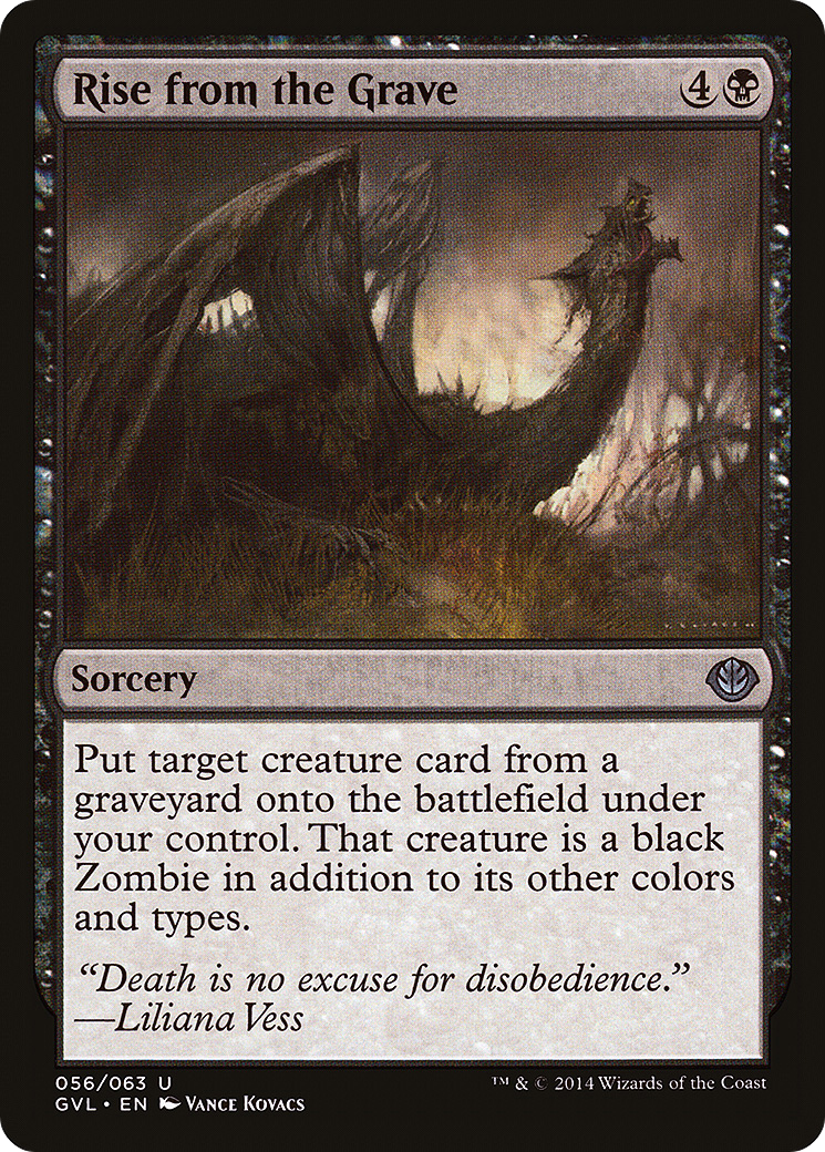 Rise from the Grave (DD3-056) - Duel Decks Anthology: Garruk vs. Liliana
