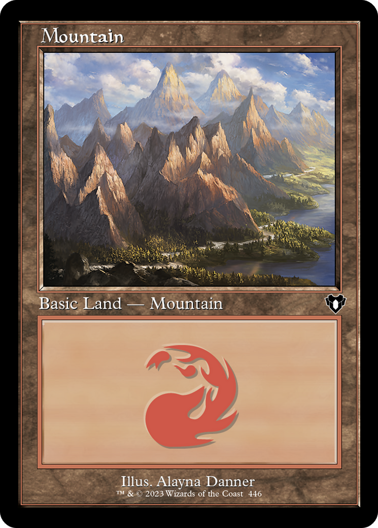 Mountain (446) (Retro) [Commander Masters]