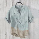 Summer Men's Shirts National Trendy Style Three Breasted