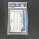 2022 Topps Bowman University#79 JJ McCarthy Signed Card PSA Autographed