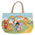 PREORDER (Estimated Arrival Q2 2024) Loungefly Animation: Rainbow Brite - Rainbow Brite Gang Rainbow Handle Canvas Tote Bag