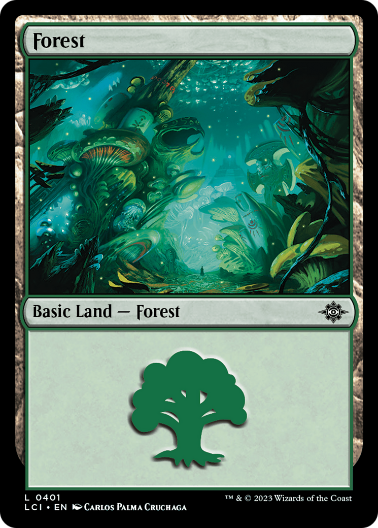 Forest (LCI-401) - The Lost Caverns of Ixalan Foil