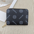 Simple And Stylish Single-zip Multi-cardholder Coin Purse