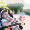 Portable USB Stroller Fan Baby Car Seat Accessory