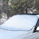 55.9x36.6x0.1in Car Windshield Snow Cover Windshield Protector against Ice Sun Fit for Small Mid SUVs with Anti-theft Flaps