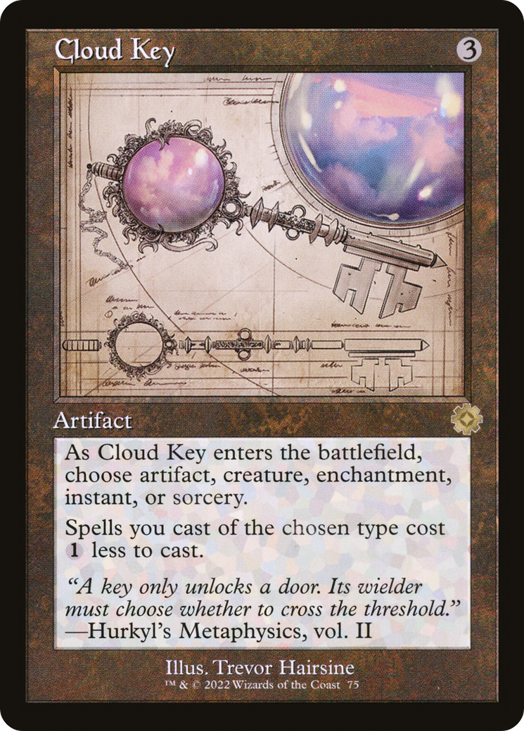 Cloud Key (BRR-075) - The Brothers' War Retro Artifacts Foil