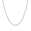 14k Rose Gold Adjustable Popcorn Chain 1.3mm