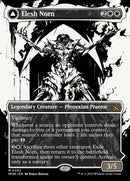 Elesh Norn // The Argent Etchings (MOM-292) - March of the Machine: (Showcase) (Borderless) Foil