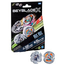 Beyblade X Gill Shark 4-70O BX & Pearl Tiger 3-60U BX Dual Pack Set